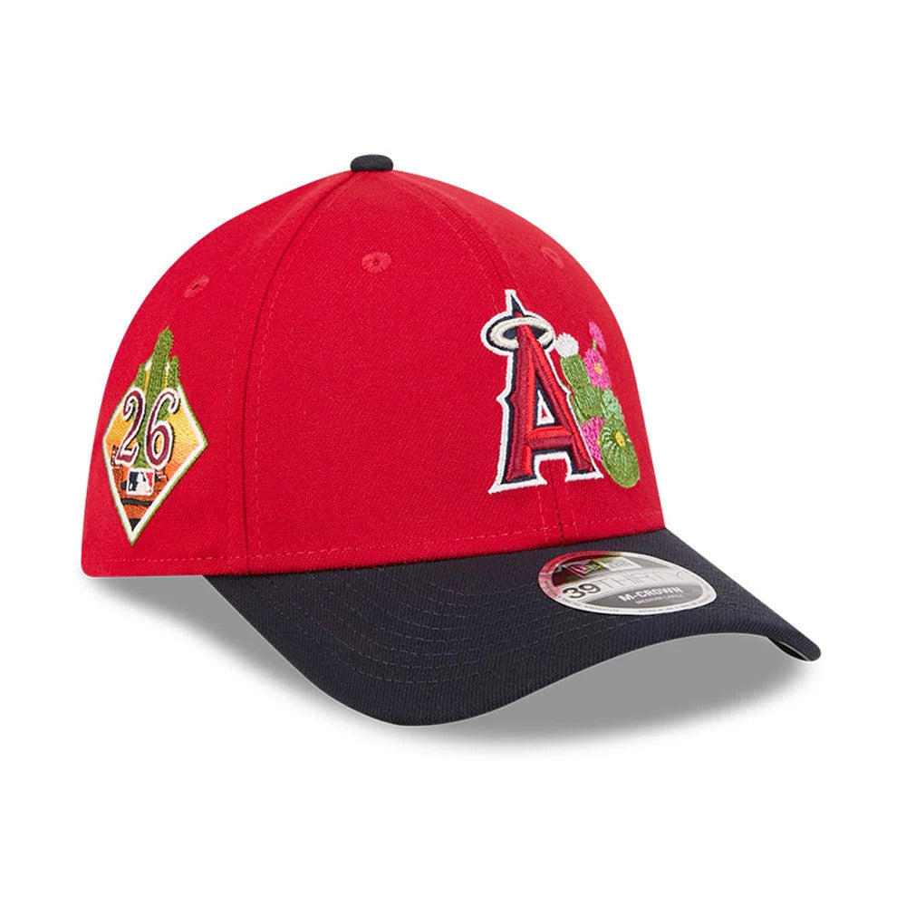 LA Angels MLB Spring Training 2026 Red 39THIRTY M-Crown Stretch Fit Cap-Benirox