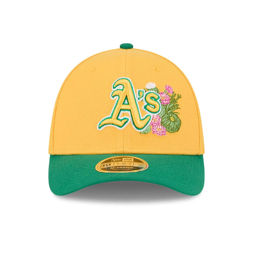 Athletics MLB Spring Training 2026 Yellow 39THIRTY M-Crown Stretch Fit Cap-Benirox