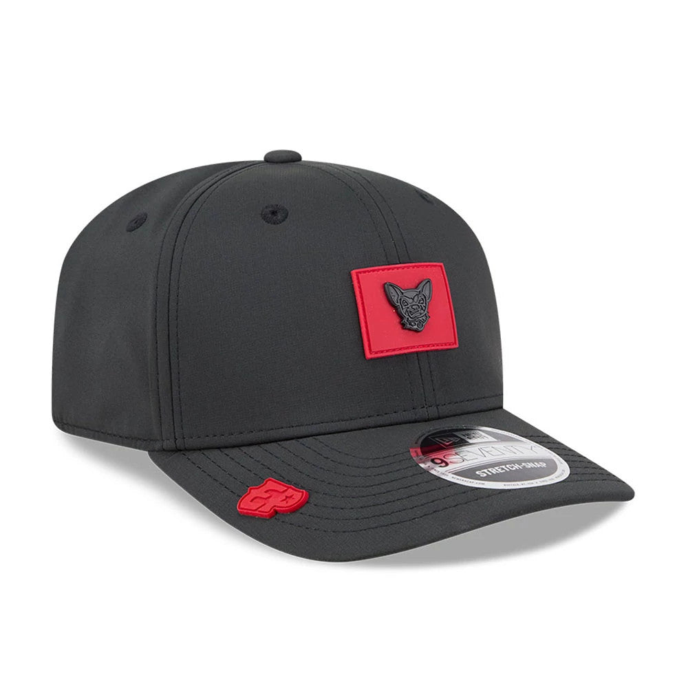 El Paso Chihuahuas MiLB Clubhouse Black 9SEVENTY Stretch Snap Adjustable Cap-Benirox