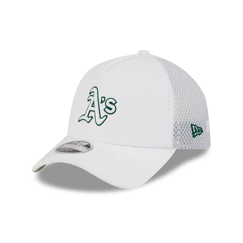 Athletics MLB Batting Practice 2026 White 9FORTY Apex Adjustable Cap-Benirox