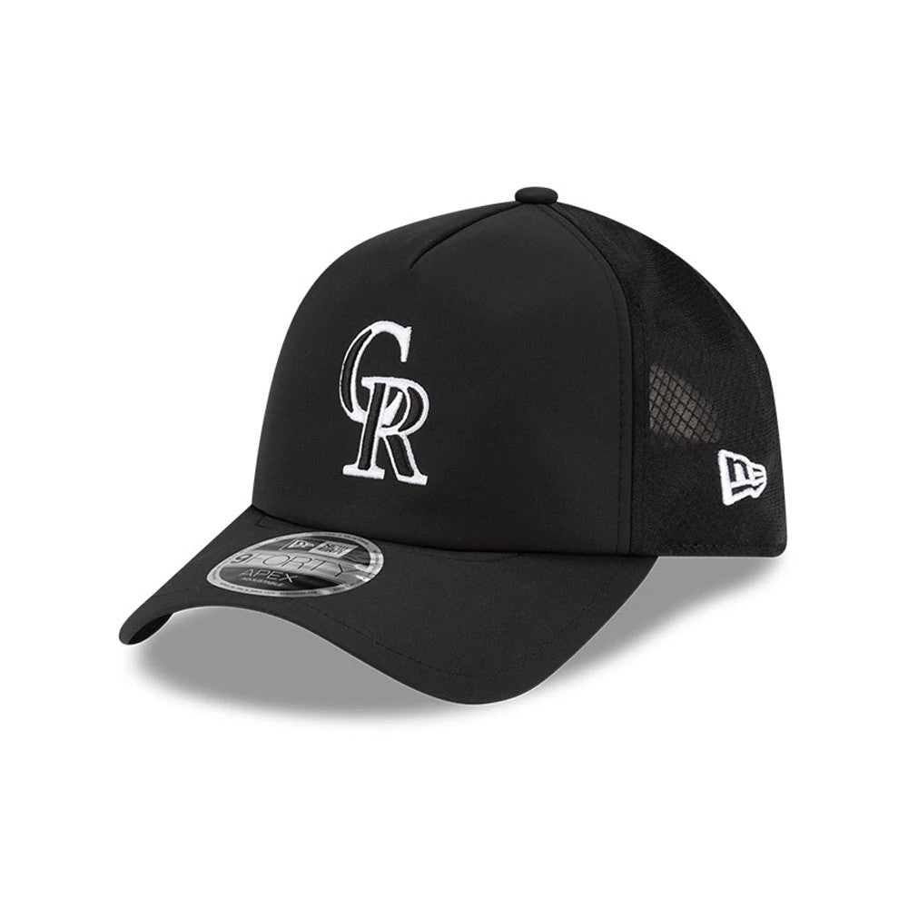 Colorado Rockies MLB Batting Practice 2026 Black 9FORTY Apex Adjustable Cap-Benirox