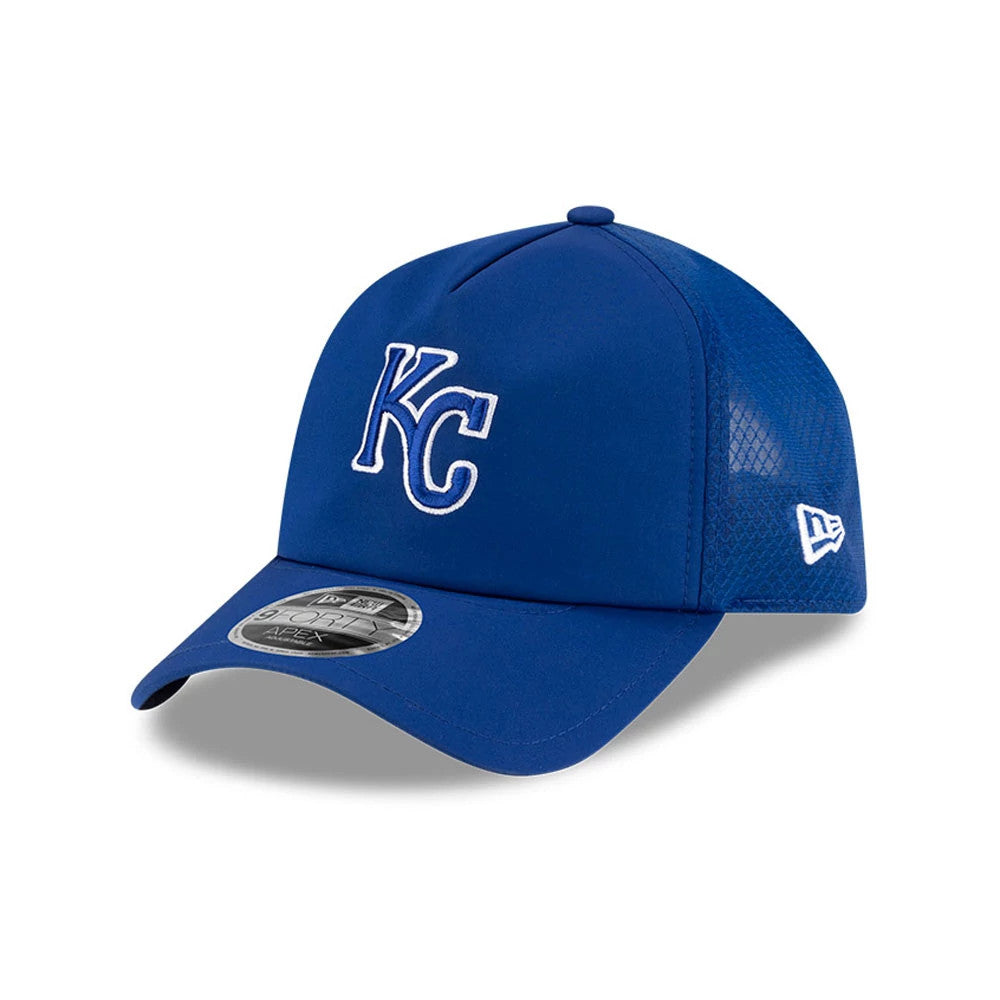 Kansas City Royals MLB Batting Practice 2026 Blue 9FORTY Apex Adjustable Cap-Benirox
