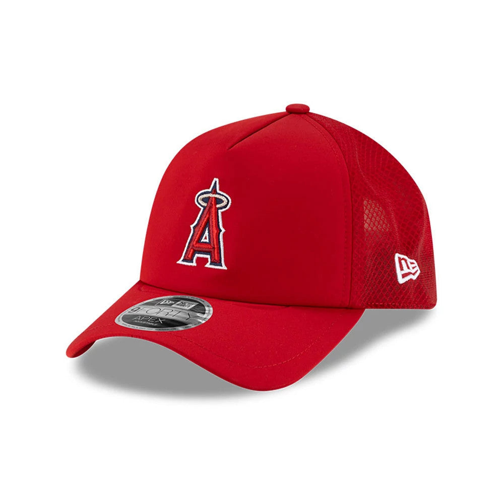 LA Angels MLB Batting Practice 2026 Red 9FORTY Apex Adjustable Cap-Benirox