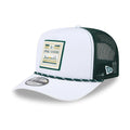 Athletics MLB Lines Dark Green 9FIFTY A-Frame Snapback Adjustable Cap-Benirox