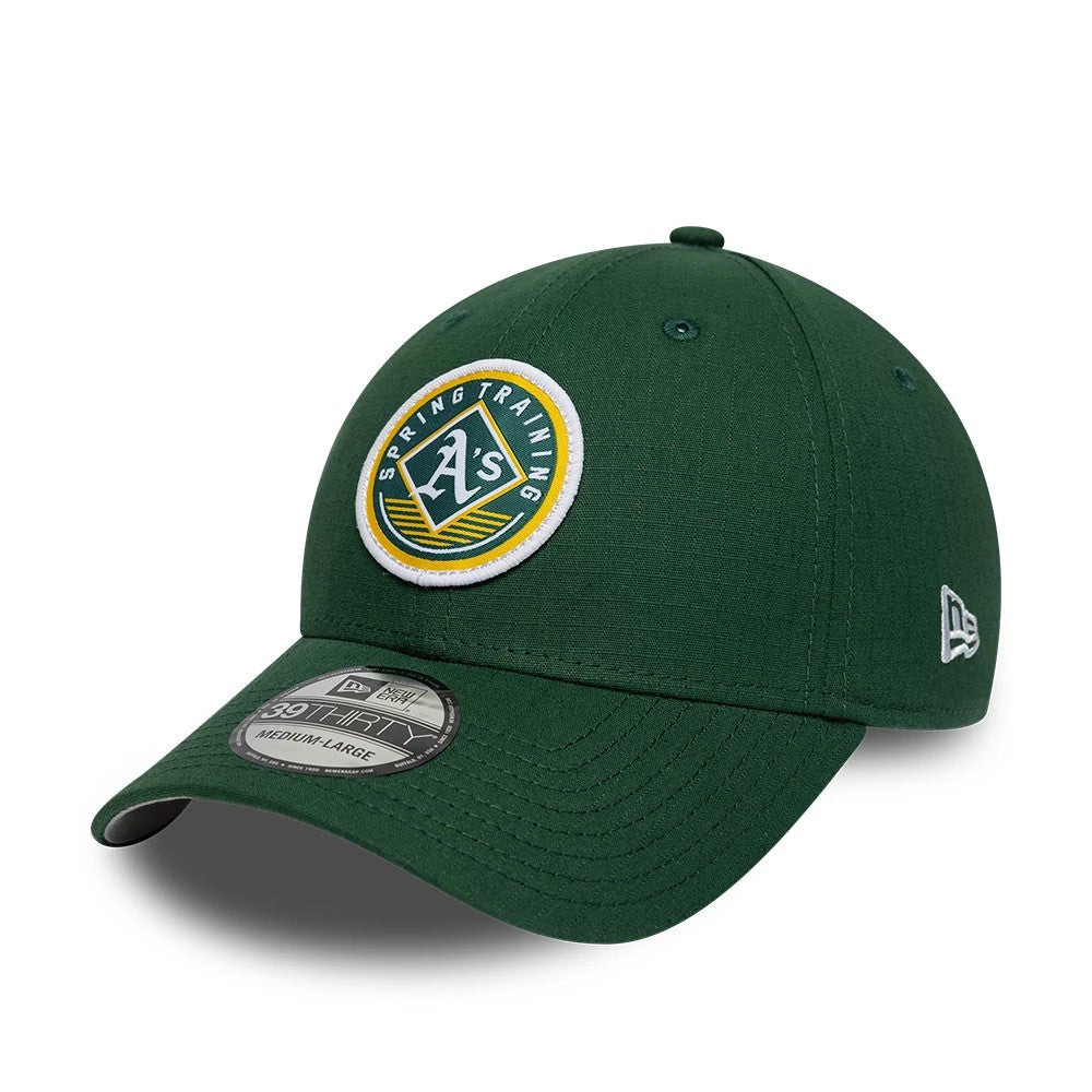 Athletics MLB Ripstop Dark Green 39THIRTY Stretch Fit Cap-Benirox