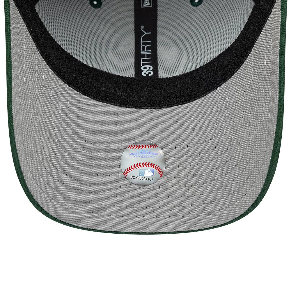 Athletics MLB Ripstop Dark Green 39THIRTY Stretch Fit Cap-Benirox