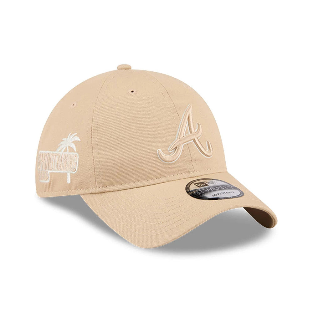 Atlanta Braves MLB Colours Light Beige 9TWENTY Adjustable Cap-Benirox