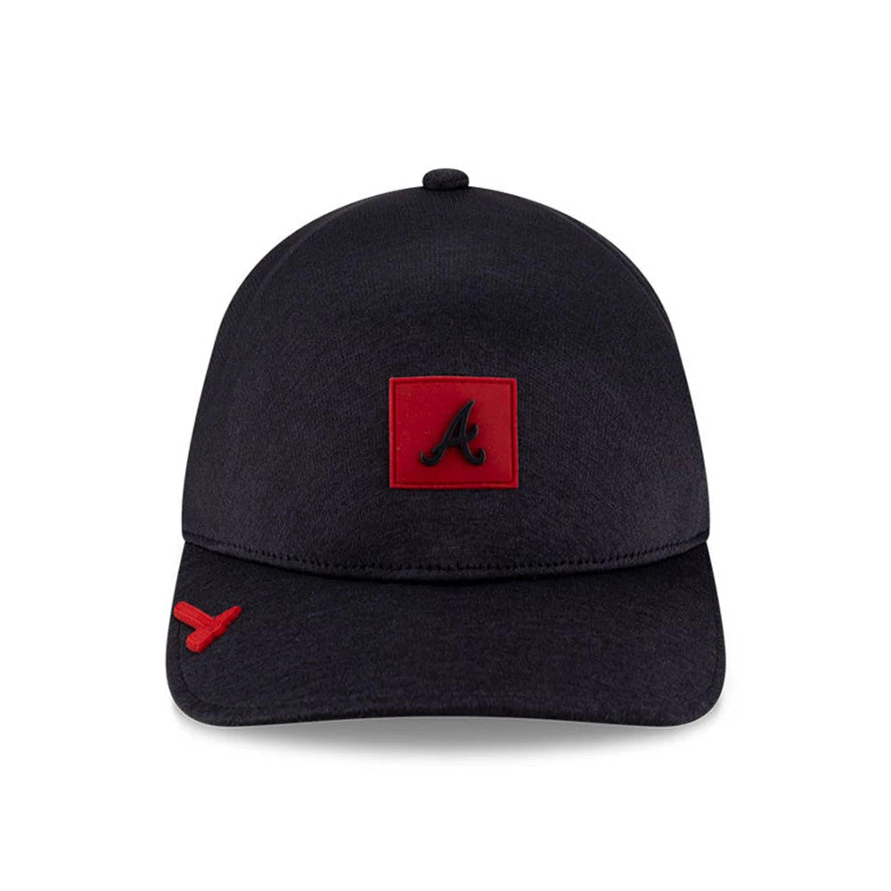 Atlanta Braves MLB Clubhouse Navy 39THIRTY Infinity Stretch Fit Cap-Benirox