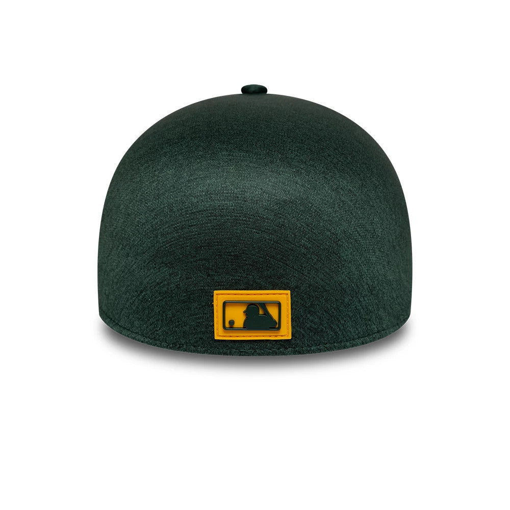 Athletics MLB Clubhouse Dark Green 39THIRTY Infinity Stretch Fit Cap-Benirox