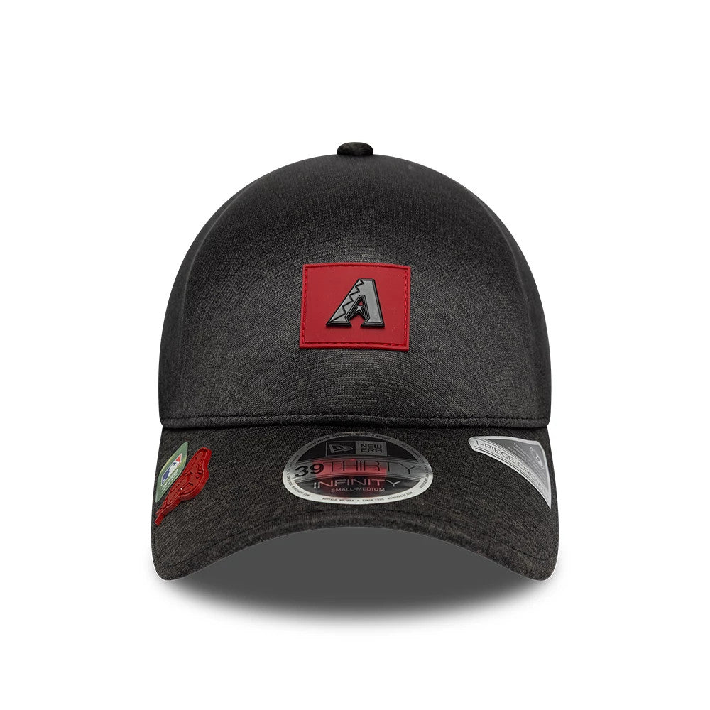 Arizona Diamondbacks MLB Clubhouse Black 39THIRTY Infinity Stretch Fit Cap-Benirox