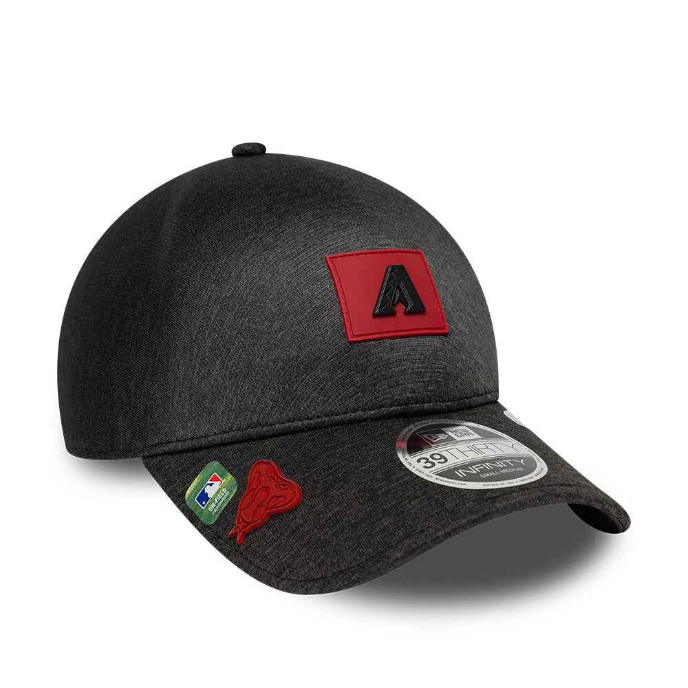 Arizona Diamondbacks MLB Clubhouse Black 39THIRTY Infinity Stretch Fit Cap-Benirox