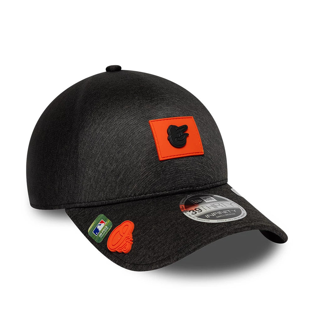 Baltimore Orioles MLB Clubhouse Black 39THIRTY Infinity Stretch Fit Cap-Benirox