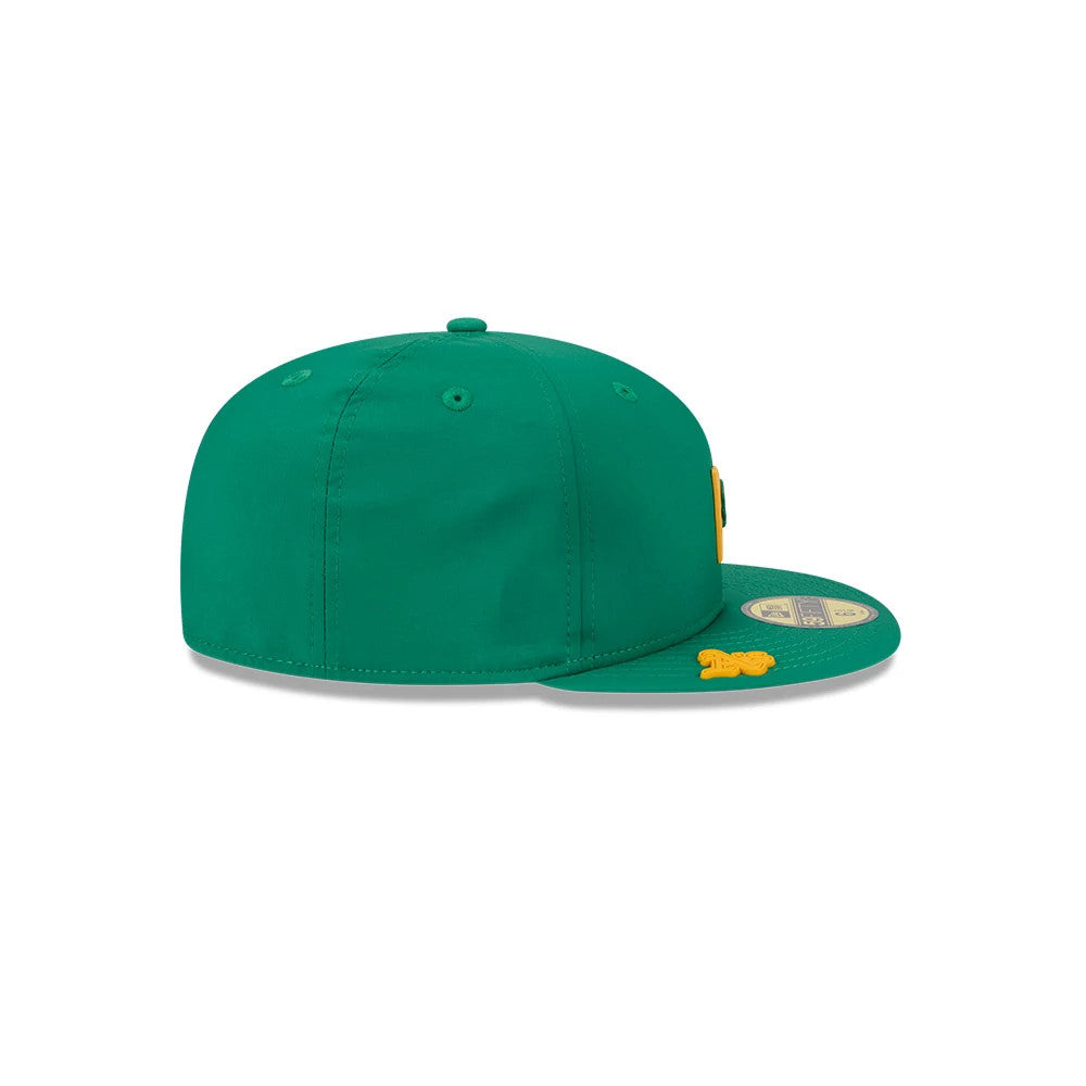 Athletics MLB Clubhouse Dark Green 59FIFTY Fitted Cap-Benirox