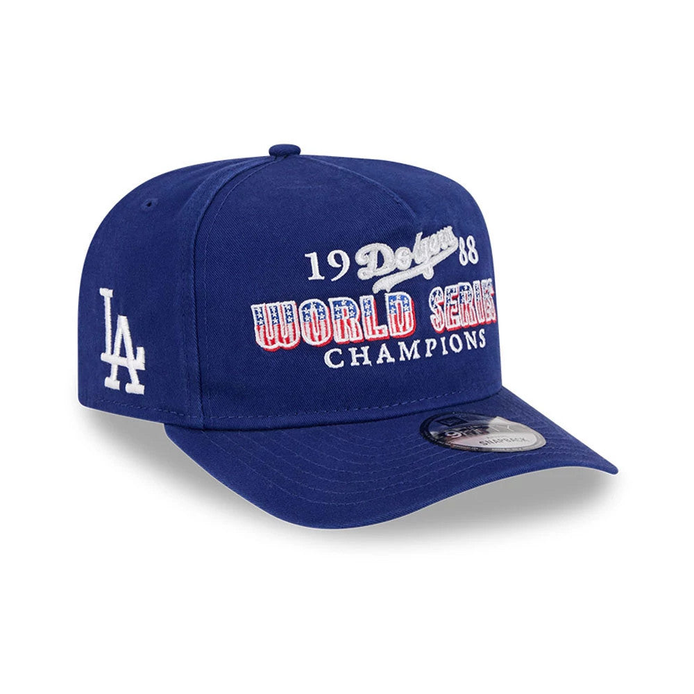 LA Dodgers MLB Historic Navy 9FIFTY A-Frame Snapback Adjustable Cap-Benirox