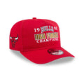 Chicago Bulls NBA Historic Red 9FIFTY A-Frame Snapback Adjustable Cap-Benirox