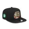 Boston Celtics NBA Ring Black 9FIFTY A-Frame Snapback Adjustable Cap-Benirox
