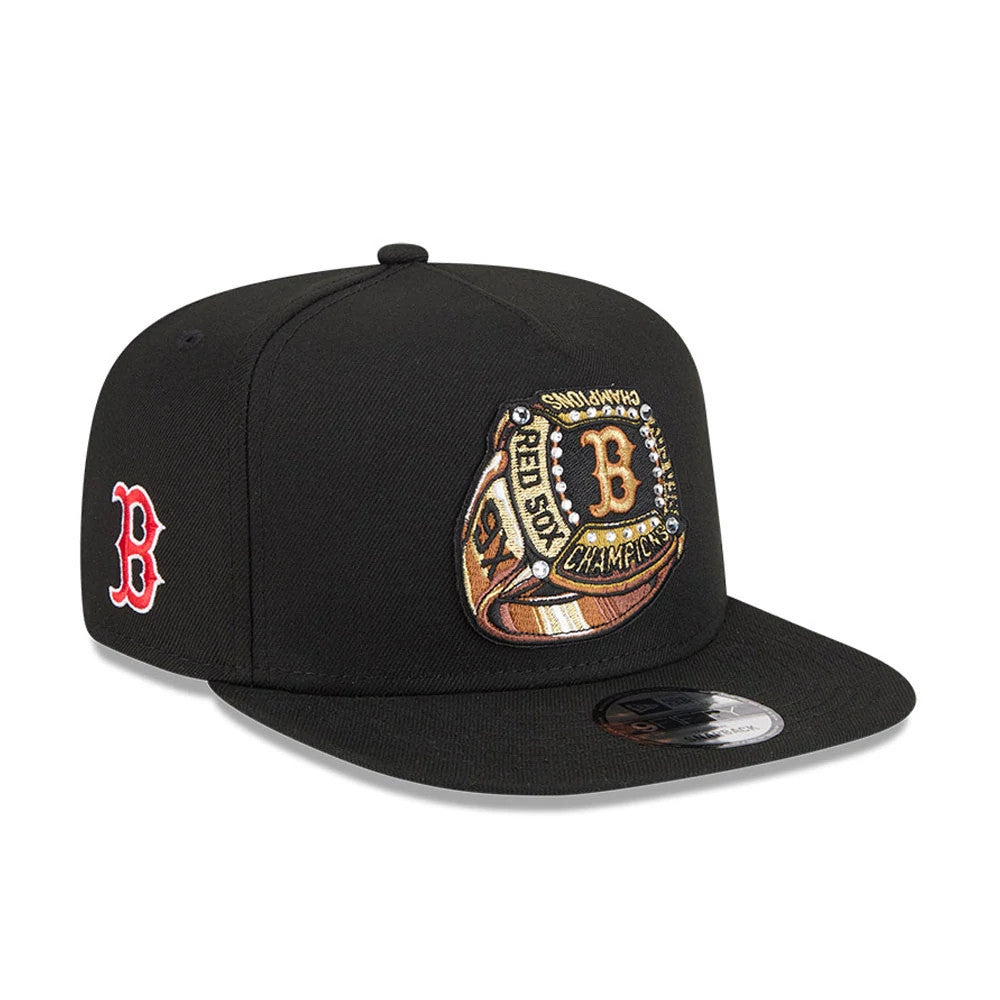 Boston Red Sox MLB Ring Black 9FIFTY A-Frame Snapback Adjustable Cap-Benirox