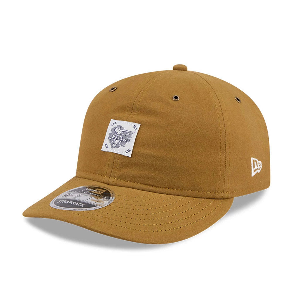 Chicago White Sox MLB Brushed Dark Beige Retro Crown 9FIFTY Adjustable Cap-Benirox