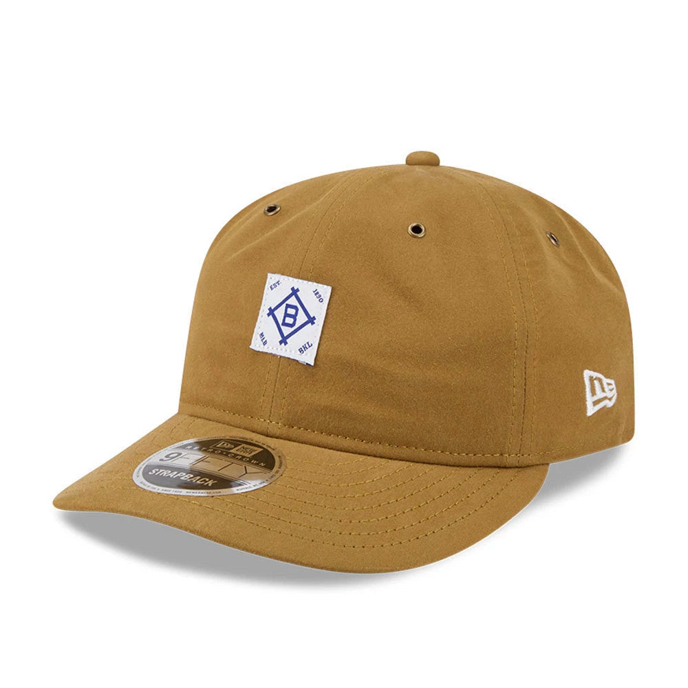 Brooklyn Dodgers MLB Brushed Dark Beige Retro Crown 9FIFTY Adjustable Cap-Benirox