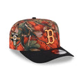 Boston Red Sox MLB Leaves Bright Orange 9FIFTY A-Frame Snapback Cap-Benirox