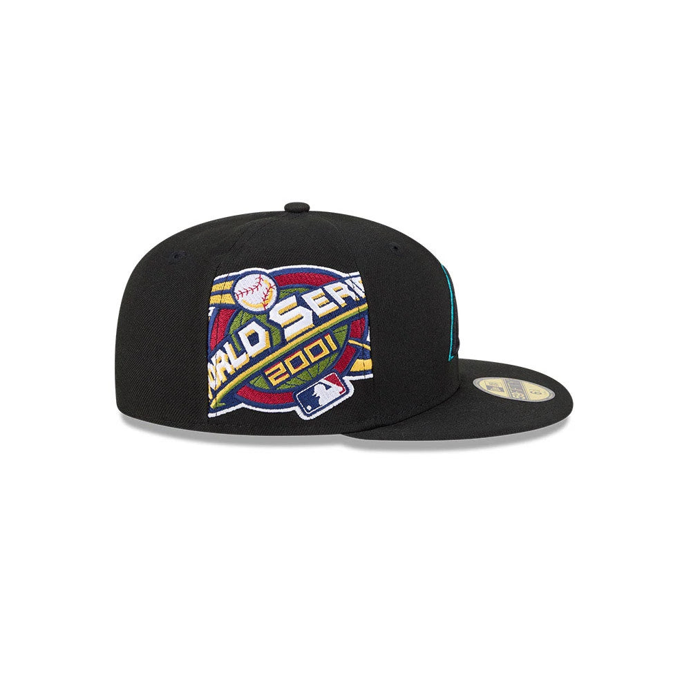 Arizona Diamondbacks MLB Hidden Hit Black 59FIFTY Fitted Cap-Benirox