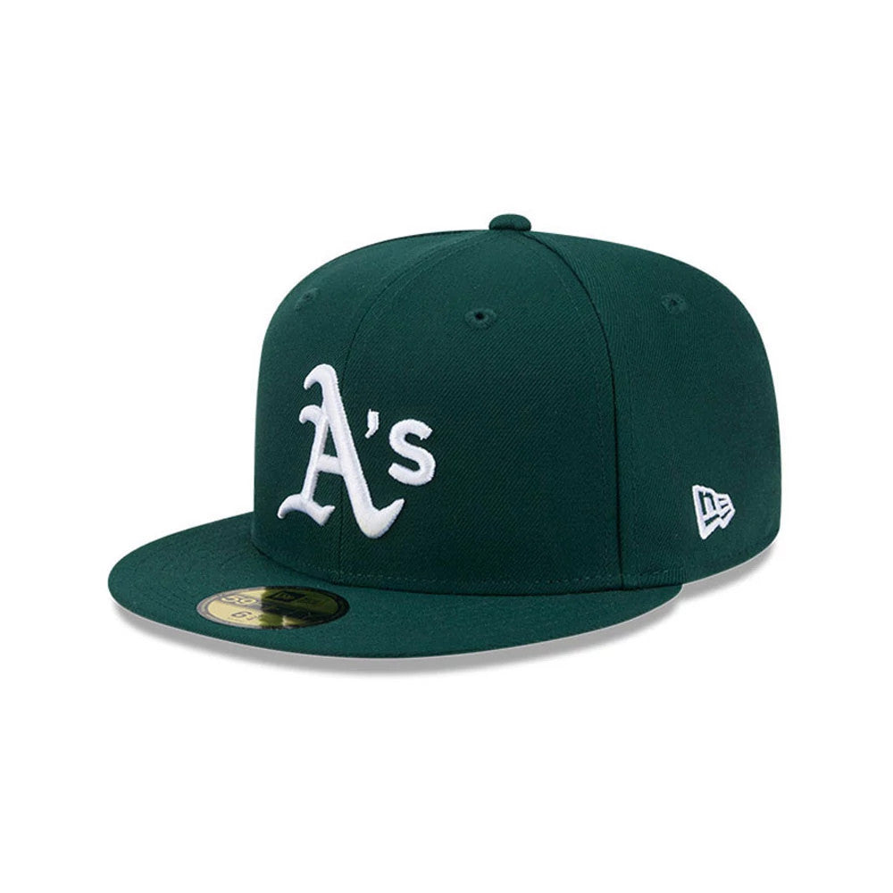 Athletics MLB Hidden Hit Dark Green 59FIFTY Fitted Cap-Benirox