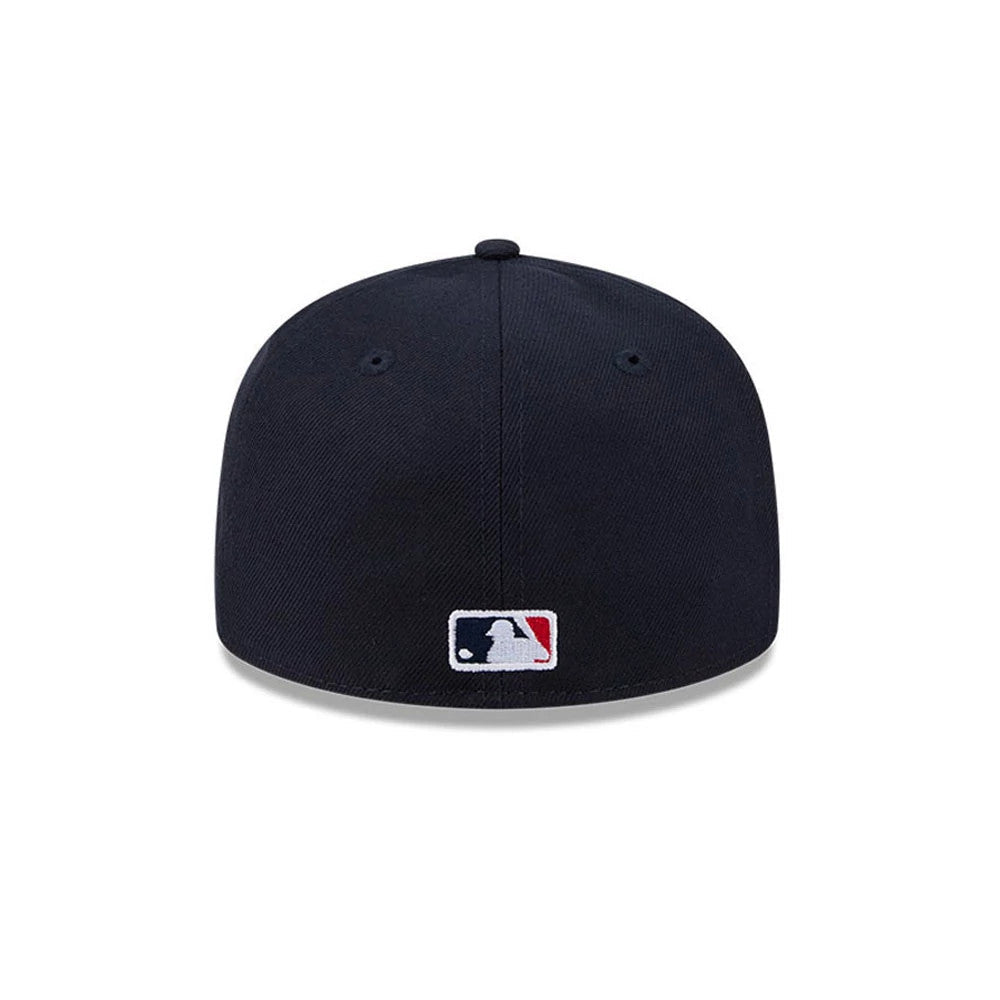 Atlanta Braves MLB Hidden Hit Navy 59FIFTY Fitted Cap-Benirox