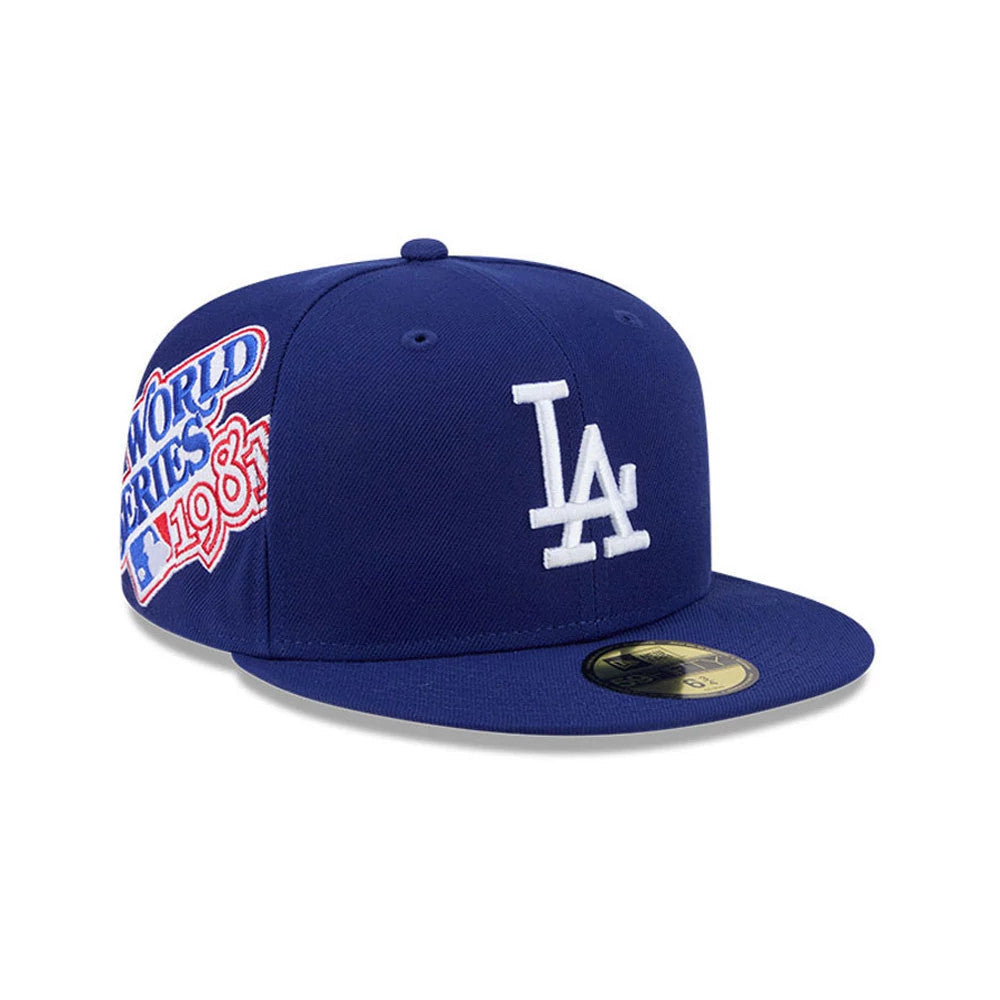 LA Dodgers MLB Hidden Hit Dark Blue 59FIFTY Fitted Cap-Benirox
