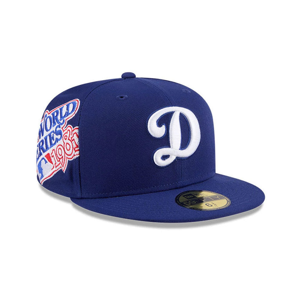 LA Dodgers MLB Cooperstown Hidden Hit Dark Blue 59FIFTY Fitted Cap-Benirox
