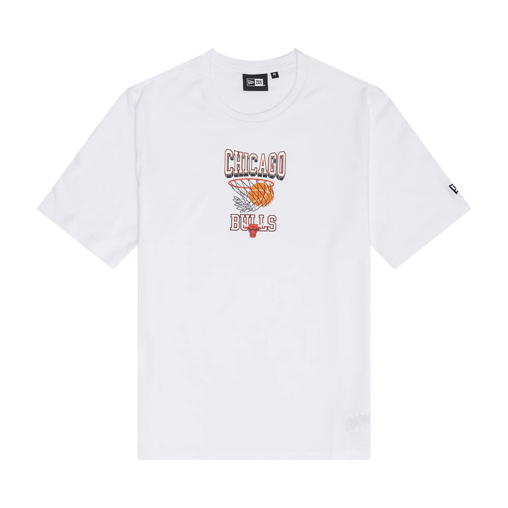 Chicago Bulls NBA Graphic White T-Shirt-Benirox