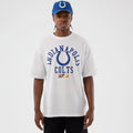 Indianapolis Colts NFL International Series Games White Oversized T-Shirt-Benirox