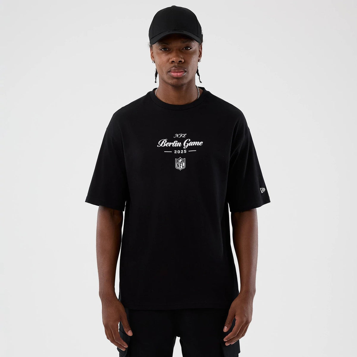 Berlin NFL International Series Games Black Oversized T-Shirt-Benirox