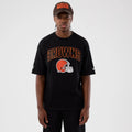 Cleveland Browns NFL International Series Games Black Oversized T-Shirt-Benirox