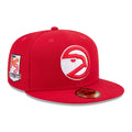 Atlanta Hawks NBA Hardwood Classic Red 59FIFTY Fitted Cap-Benirox