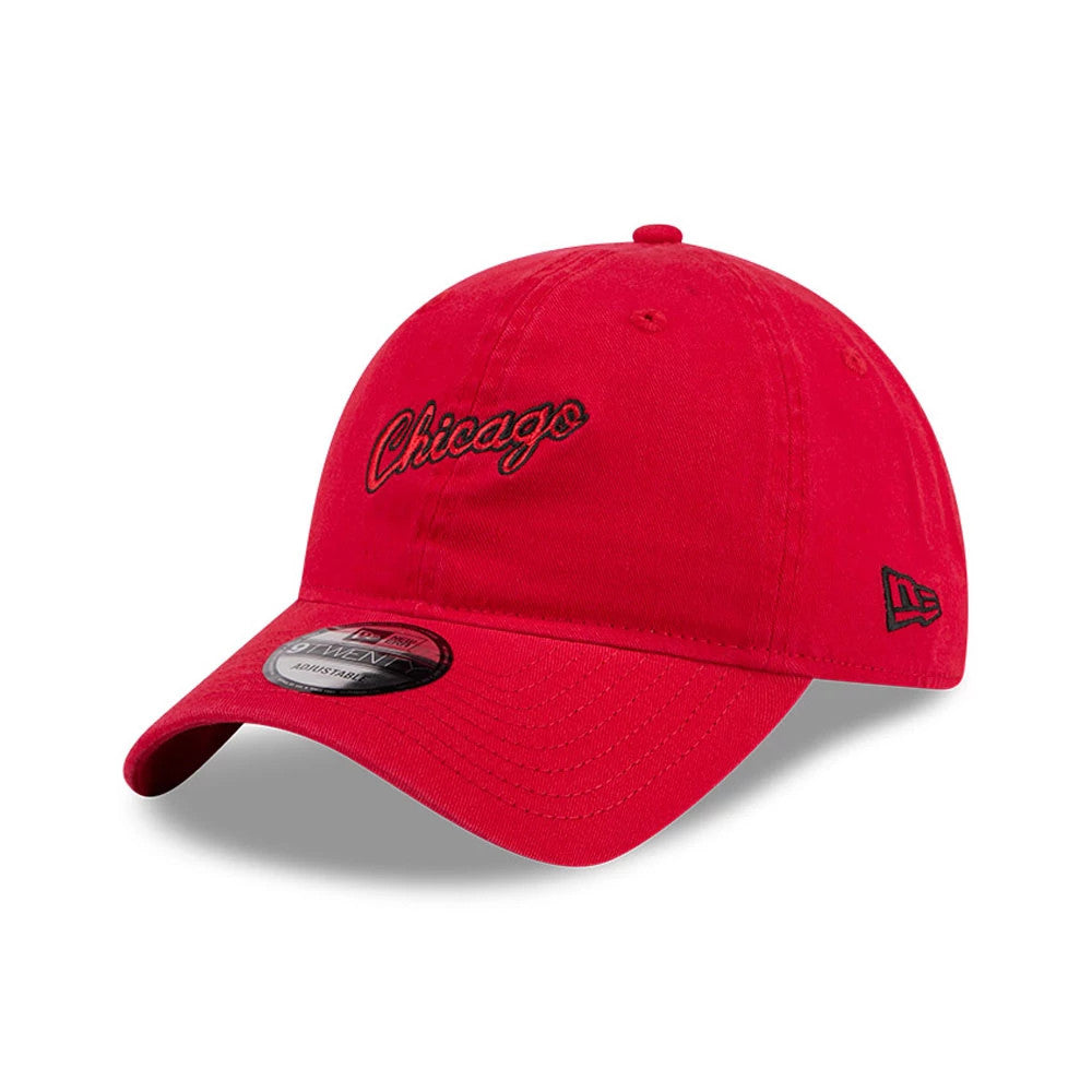 Chicago Bulls NBA Hardwood Classic Red 9TWENTY Adjustable Cap-Benirox