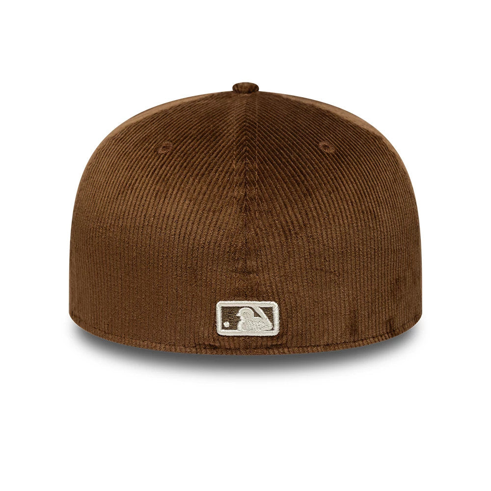 Atlanta Braves MLB Cord Dark Brown 59FIFTY Fitted Cap-Benirox