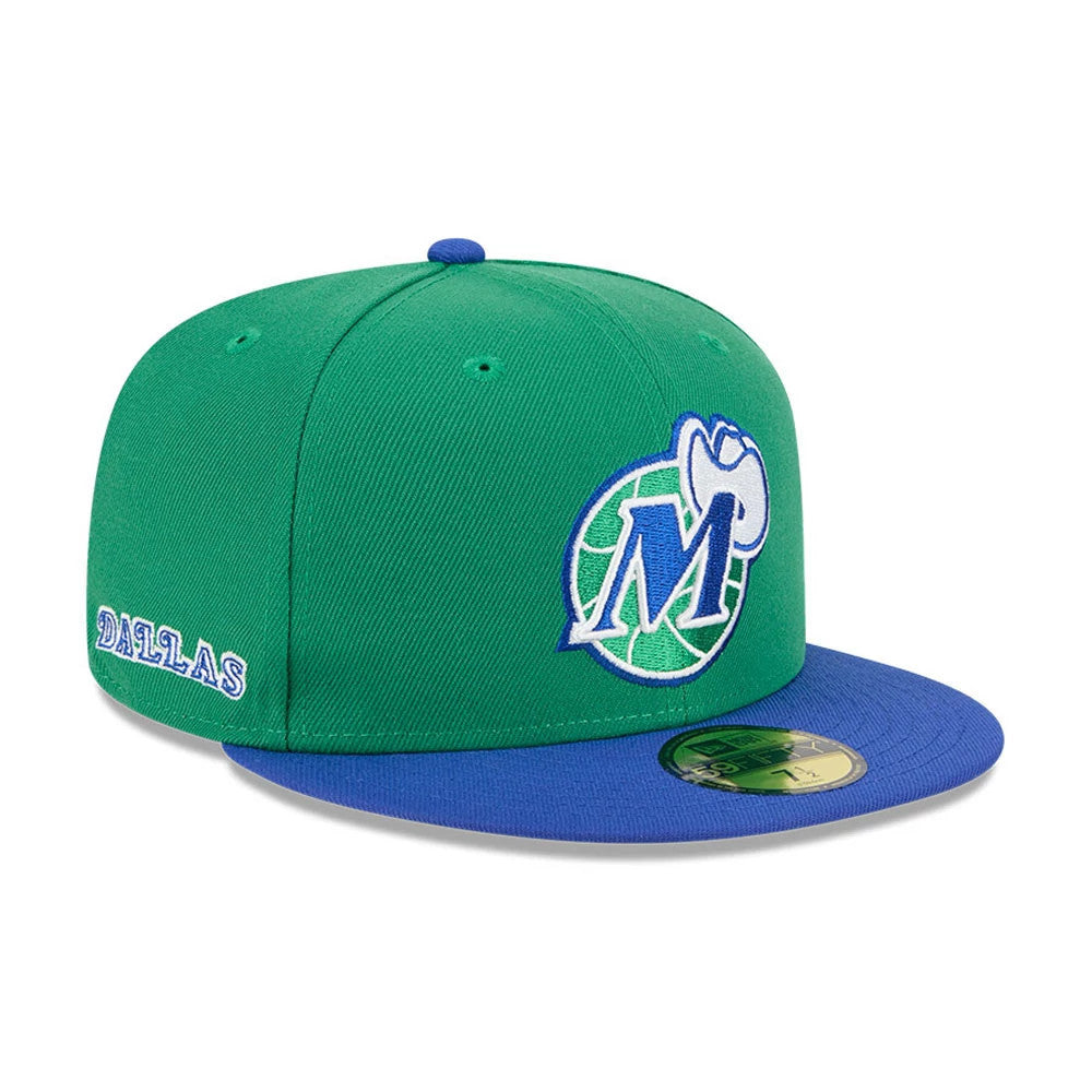 Dallas Mavericks NBA Classic Green 59FIFTY Fitted Cap-Benirox