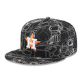 Houston Astros MLB Cap Scramble Black 59FIFTY Fitted Cap-Benirox