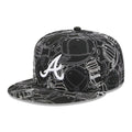 Atlanta Braves MLB Cap Scramble Black 59FIFTY Fitted Cap-Benirox