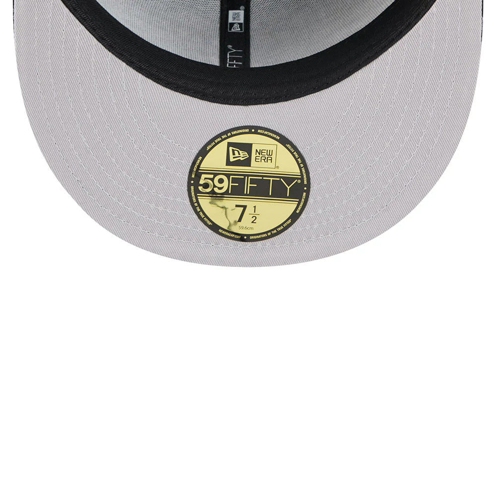 Anaheim Ducks NHL Cap Scramble Black 59FIFTY Fitted Cap-Benirox