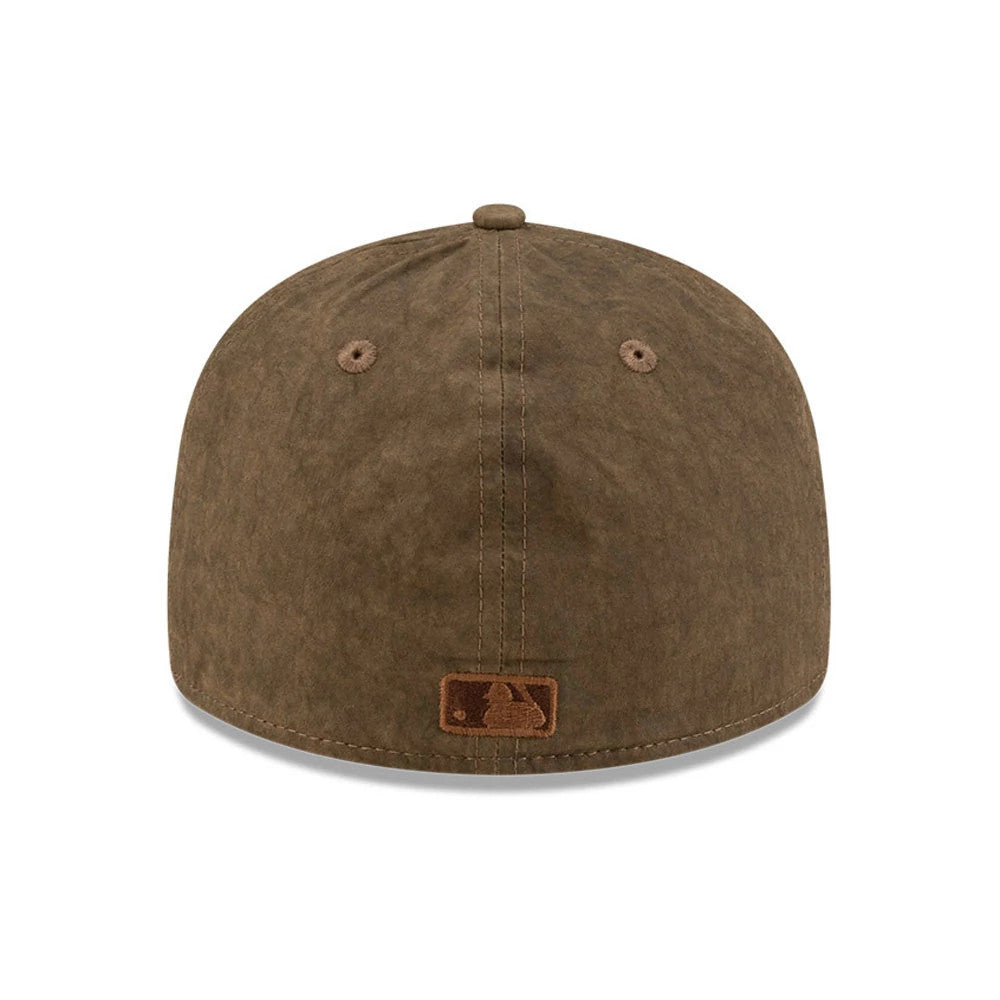 Atlanta Braves MLB Open Brown Retro Crown 59FIFTY Fitted Cap-Benirox