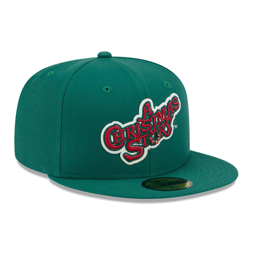 A Christmas Story Warner Brothers Green 59FIFTY Fitted Cap-Benirox