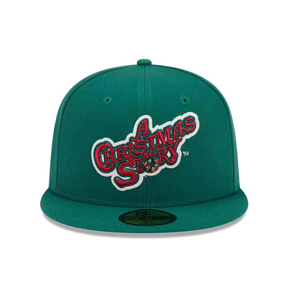 A Christmas Story Warner Brothers Green 59FIFTY Fitted Cap-Benirox