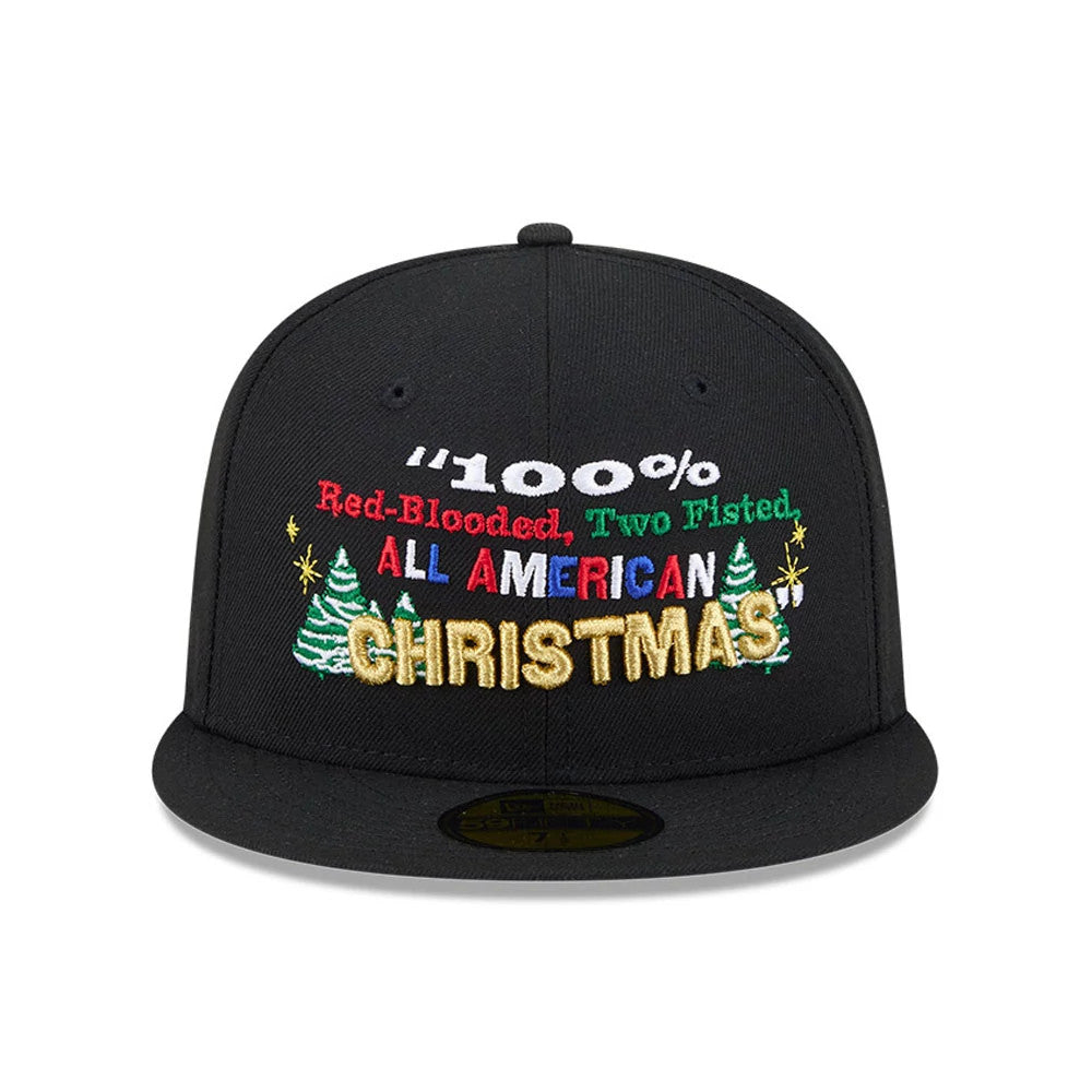 A Christmas Story Warner Brothers Black 59FIFTY Fitted Cap-Benirox