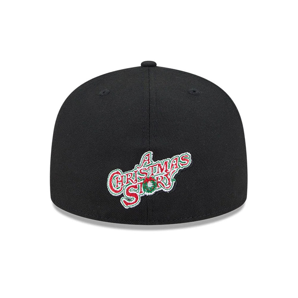 A Christmas Story Warner Brothers Black 59FIFTY Fitted Cap-Benirox