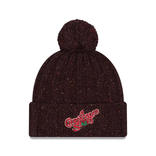 A Christmas Story Open Brown Cuff knit Beanie Hat-Benirox