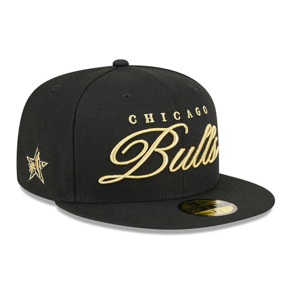 Chicago Bulls NBA All Star Game 2026 Black 59FIFTY Fitted Cap-Benirox