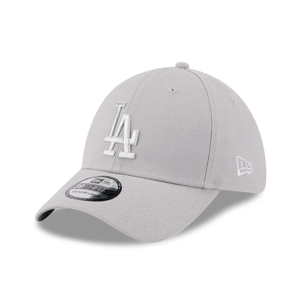 LA Dodgers MLB Metallic Grey 39THIRTY Stretch Fit Cap-Benirox