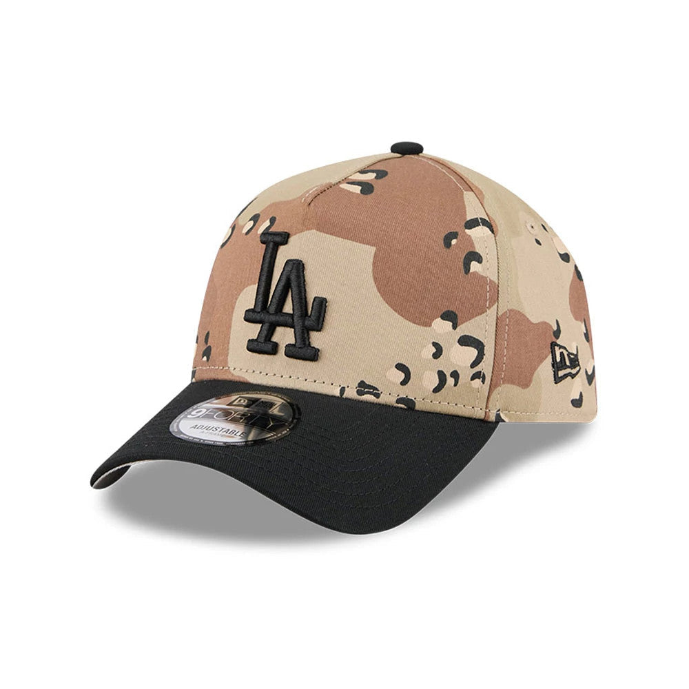 LA Dodgers MLB Desert 2 Tone Beige 9FORTY A-Frame Adjustable Cap-Benirox