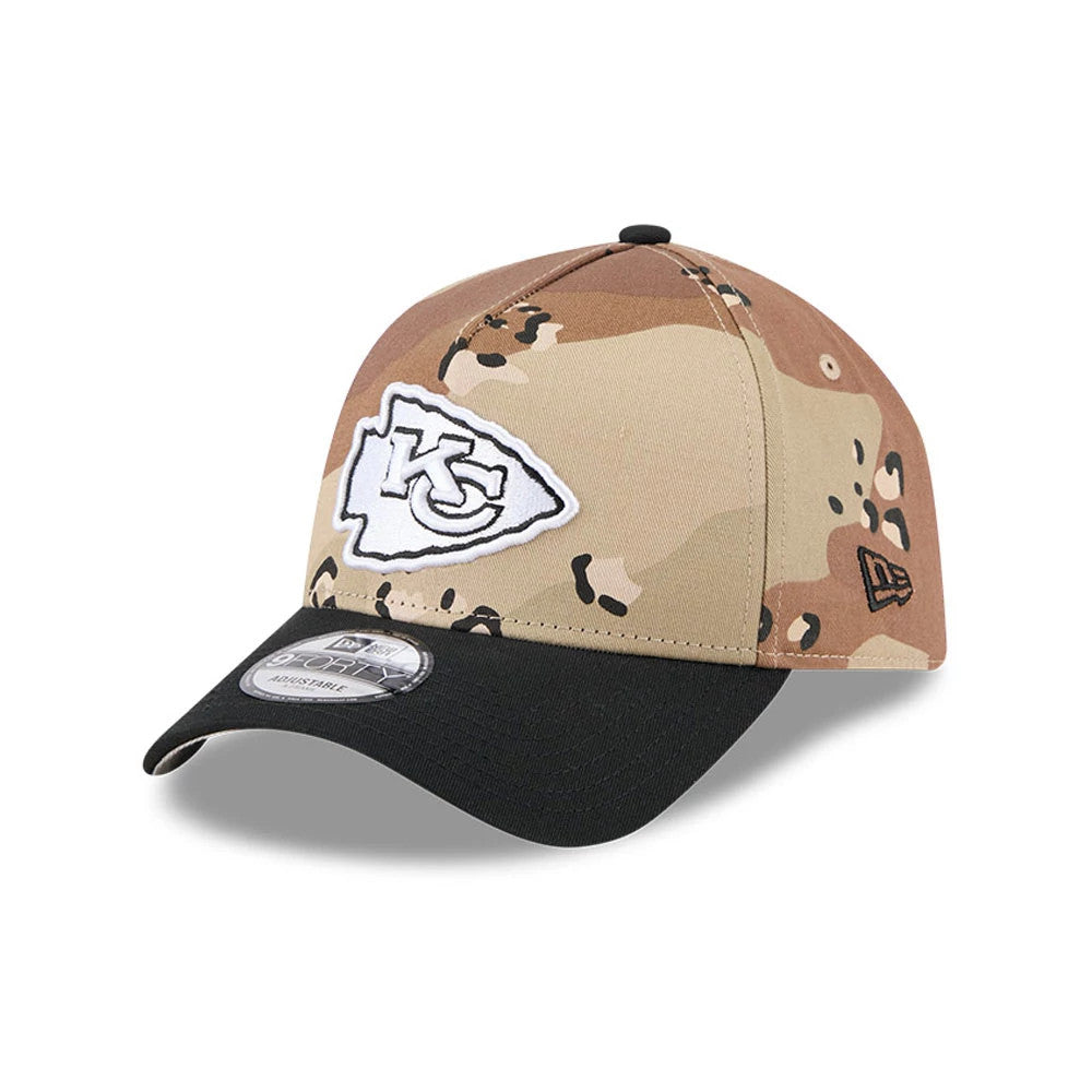 Kansas City Chiefs NFL Desert 2 Tone Beige 9FORTY A-Frame Adjustable Cap-Benirox